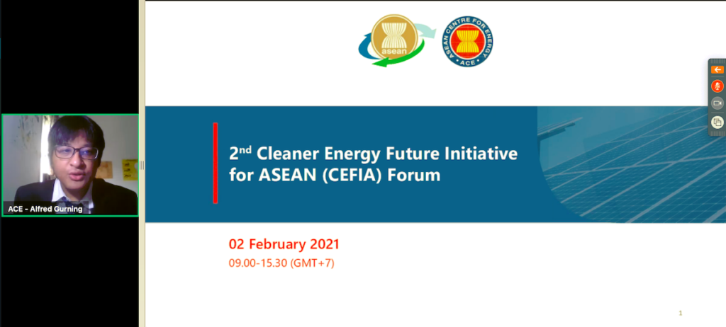 The 2nd Government-Private Forum on the Cleaner Energy Future Initiative for ASEAN (CEFIA)