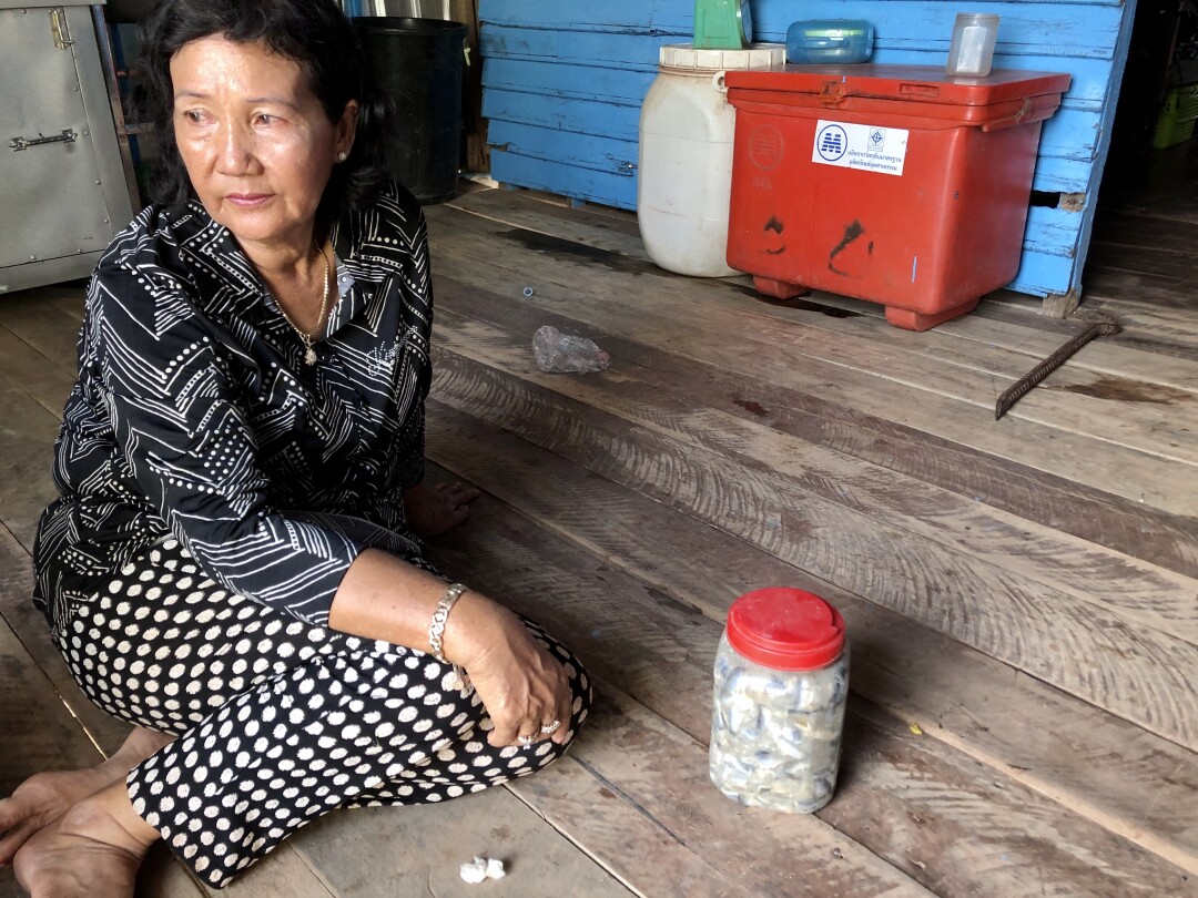 Activist in Chhnok Tru Cambodia